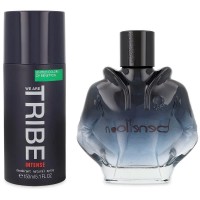мъжки,парфюми,benetton,we,are,tribe,intense,vapo,set,110ml,eau,de,parfum,clear