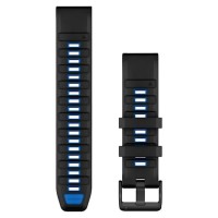 електро,garmin,quickfit,22,mm,silicone,strap,silver,(black,pilot,blue)
