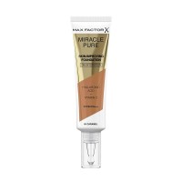 ексфолианти,max,factor,miracle,pure,spf30,nº85,caramel,30ml,foundation,beige,brown