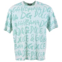 тениска,мъжки,тениски,дамски,тениски,dolce,&,gabbana,747123,short,sleeve,t,shirt,blue,(light,green)