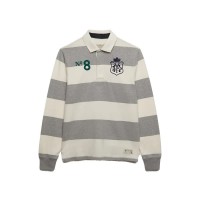 блуза,с,яка,дамски,блузи,с,яка,мъжки,блузи,с,яка,superdry,double,emblem,stripe,rugby,long,sleeve,polo,white,grey,(hamptons,grey,marl,stripe)