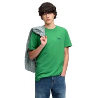 тениска,мъжки,тениски,дамски,тениски,superdry,essential,serif,logo,embroidered,short,sleeve,t,shirt,green,(garden,green,marl,blue)