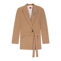 сако,дамски,сака,hugo,abivale,10276528,blazer,brown,(open,miscellaneous)