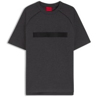 тениска,мъжки,тениски,дамски,тениски,hugo,dalik,10279916,short,sleeve,t,shirt,black,(charcoal)