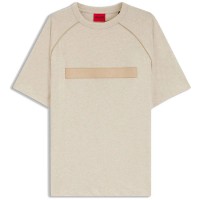 тениска,мъжки,тениски,дамски,тениски,hugo,dalik,10279916,short,sleeve,t,shirt,beige,(light,beige)