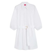 рокля,дамски,поли,и,рокли,hugo,kiloni,10276143,3,4,sleeve,short,dress,white,(white)