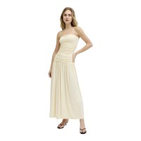 рокля,дамски,поли,и,рокли,jack,&,jones,safina,jjxx,sleeveless,long,dress,yellow,(alabaster,gleam)