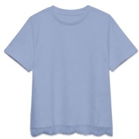 тениска,мъжки,тениски,дамски,тениски,vero,moda,sara,mette,lace,short,sleeve,t,shirt,blue,(brunnera,blue,lace,dtm)