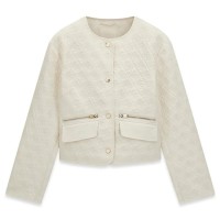 яке,мъжки,якета,дамски,якета,и,палта,guess,edith,logo,cropped,padded,jacket,beige,(dove,white)
