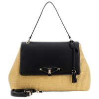 чанта,за,през,рамо,всички,чанти,guess,maggie,straw,large,shoulder,bag,black,(natural,black)