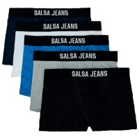 боксерки,мъжко,бельо,salsa,jeans,21011604,boxers,5,units,multicolor,(dark,blue,v2)