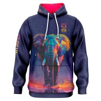 суичър,мъжки,пуловери,дамски,пуловери,otso,be,strong,hoodie,blue,(white)