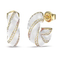 бижутерия,guess,le,mirage,jube05383,earrings,golden,(gold,white)