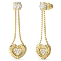 бижутерия,guess,love,jube05462,earrings,golden,(gold)