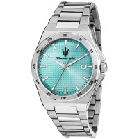 часовник,часовници,maserati,velocità,slim,40mm,5atm,quartz,analogical,watch,silver,(silver,light,blue,mineral)