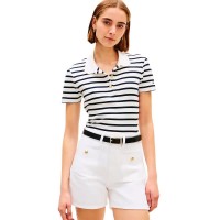 блуза,с,яка,дамски,блузи,с,яка,мъжки,блузи,с,яка,tommy,hilfiger,ww0ww49252,short,sleeve,polo,white,(breton,stripe,ecru,dark,night,navy)