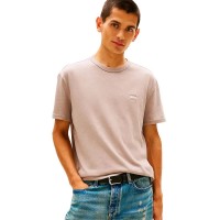 тениска,мъжки,тениски,дамски,тениски,tommy,jeans,badge,regular,fit,short,sleeve,t,shirt,grey,(limestone,dust,heather)
