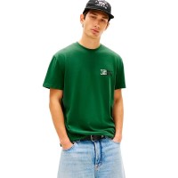 тениска,мъжки,тениски,дамски,тениски,tommy,jeans,dm0dm22536,short,sleeve,t,shirt,green,(shadow,pine)