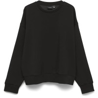 блуза,дамски,блузи,vero,moda,bellis,sweatshirt,black,(black)