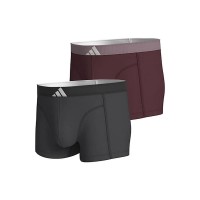 боксерки,мъжко,бельо,adidas,body,active,flex,cotton,trunks,boxers,2,units,multicolor,(maroon,car)