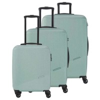 куфари,travelite,bali,4w,l,m,s,trolley,bag,refurbished,green,(mint)