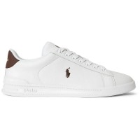 маратонки,мъжки,маратонки,дамски,маратонки,polo,ralph,lauren,809p15745,trainers,white,(white,dark,brown)