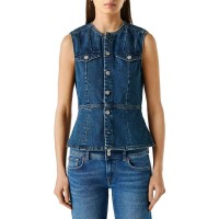 елек,дамски,сака,pepe,jeans,vine,waistcoat,blue,(denim)