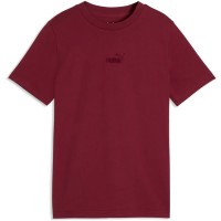тениска,мъжки,тениски,дамски,тениски,puma,essential,small,nº1,logo,centered,short,sleeve,t,shirt,red,(garnet,glow)