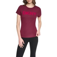тениска,мъжки,тениски,дамски,тениски,dkny,flocked,logo,short,sleeve,t,shirt,red,(claret,taffy,red)