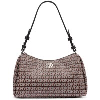 чанта,за,през,рамо,всички,чанти,dkny,remy,tz,shoulder,bag,brown,black,(black,saddle)