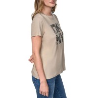 тениска,мъжки,тениски,дамски,тениски,dkny,stacked,logo,short,sleeve,t,shirt,beige,(travertn,black,beige)