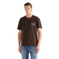 тениска,мъжки,тениски,дамски,тениски,wrangler,small,graphic,short,sleeve,t,shirt,brown,(chocolate,torte)