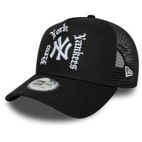 шапка,всички,шапки,new,era,wordmark,trucker,new,york,yankees,cap,black,(black)