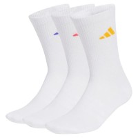 чорапи,мъжки,чорапи,дамски,чорапи,adidas,cushioned,sportswear,crew,socks,3,pairs,white,(white,solar,purple,crew,yellow,pure,turbo)