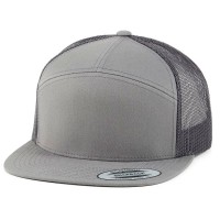 шапка,всички,шапки,flexfit,9294,7,panel,trucker,cap,grey,(dark,grey)