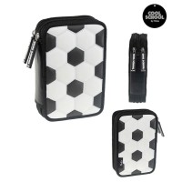 ученически,принадлежности,tinka,football,pencil,case,white,(blue,black)