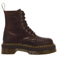 обувки,дамски,боти,мъжки,боти,dr,martens,jadon,emboss,floral,boots,brown,(cherry,red)
