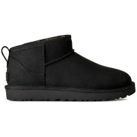 обувки,дамски,боти,мъжки,боти,ugg,classic,ultra,mini,nubuck,boots,black,(black)
