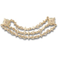 обувни,аксесоари,jibbitz,star,chain,charm,golden