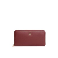 портфейли,и,портмонета,tommy,hilfiger,icon,large,woman,wallet,red,(oxblood)