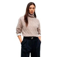 блуза,мъжки,пуловери,дамски,пуловери,tommy,hilfiger,ww0ww46791,high,neck,sweater,beige,(light,camel,heather)