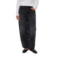 дънки,мъжки,панталони,дамски,панталони,vero,moda,billie,li141,barrel,fit,high,waist,jeans,blue,(black,denim)