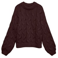 блуза,мъжки,пуловери,дамски,пуловери,vero,moda,maybe,high,neck,sweater,brown,(chocolate,torte)