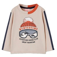 тениска,мъжки,тениски,дамски,тениски,boboli,534103,long,sleeve,t,shirt,beige,(crème)