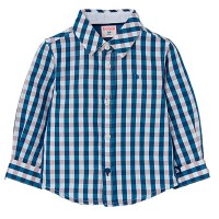 карирана,риза,дамски,ризи,мъжки,ризи,boboli,814047,long,sleeve,shirt,blue,(checks)