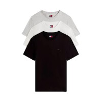 тениска,мъжки,тениски,дамски,тениски,tommy,jeans,dm0dm21579,short,sleeve,t,shirt,3,units,multicolor,(black,light,grey,heather,ecru)