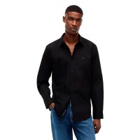 риза,с,дълъг,ръкав,дамски,ризи,мъжки,ризи,tommy,jeans,dm0dm22026,regular,shirt,long,sleeve,shirt,black,(black)