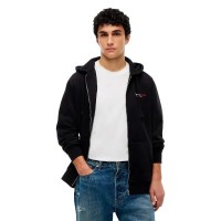 блуза,мъжки,пуловери,tommy,jeans,dm0dm23404,full,zip,sweatshirt,black,(black)