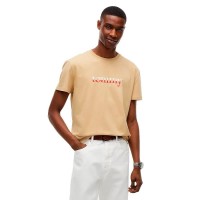 тениска,мъжки,тениски,дамски,тениски,tommy,jeans,dna,regular,fit,short,sleeve,t,shirt,beige,(sandy,beige)