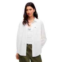 риза,с,дълъг,ръкав,дамски,ризи,мъжки,ризи,tommy,jeans,dw0dw23456,long,sleeve,shirt,white,(ecru)